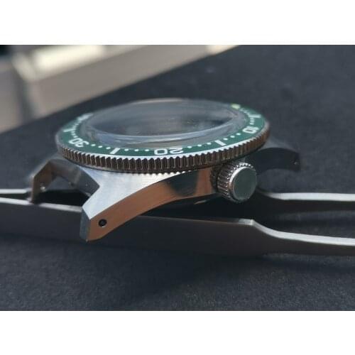 Mod Stainless Steel mineral Crystal 62MAS Ceramic Bezel 300M Water Resistance Watch Case Fit pFor NH35A/NH36A Automatic Movement