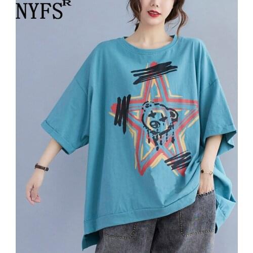 NYFS 2020 New Summer Kimono womens T shirt Hot Sale Women Tops Cotton topsHole flower Blusas Camisa Mujer