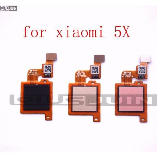 1PCS for Xiaomi 5X Mi 5X MI5X Fingerprint Sensor Home Return Key Menu Button Flex Cable Ribbon