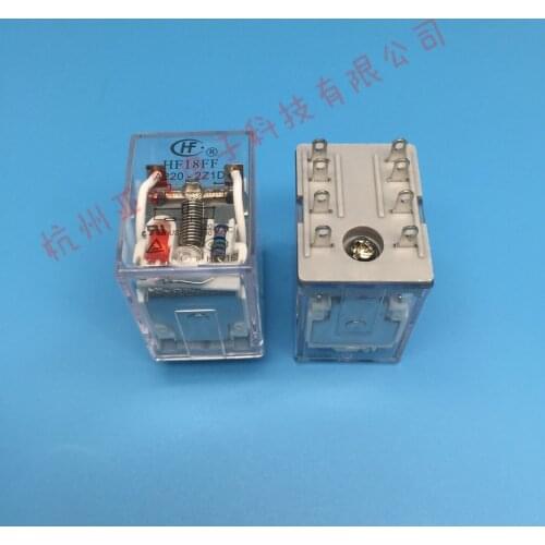 10pieces/lot)Original New HF18FF-A220-2Z1D JZX-18FF-A220-2Z1D HF18FF-A240-2Z1D JZX-18FF-A240-2Z1D 220-240VAC 8PINS 7A Relay