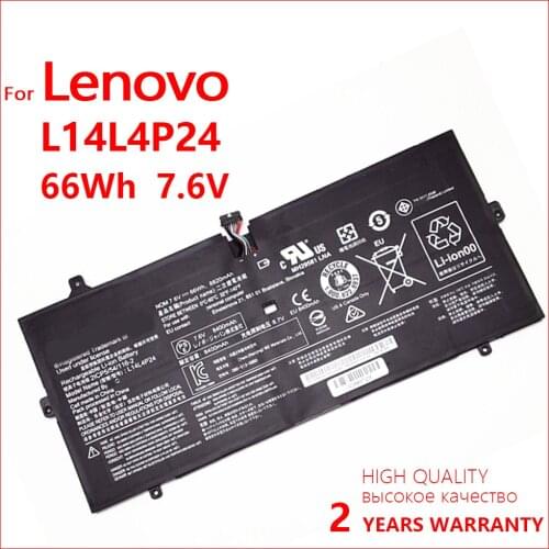 100% Genuine Original L14L4P24 L14M4P24 Laptop battery For LENOVO YOGA 4 PRO YOGA 900 900-13ISK 900-IFI 900-ISE New Batteria