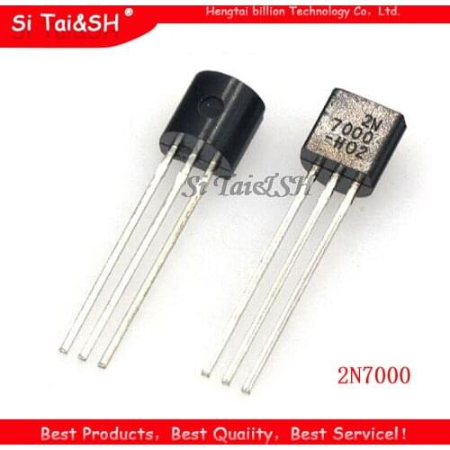 20PCS 2N7000 TO92 Small Signal MOSFET 200 mAmps, 60 Volts N-Channel TO-92 Original and new