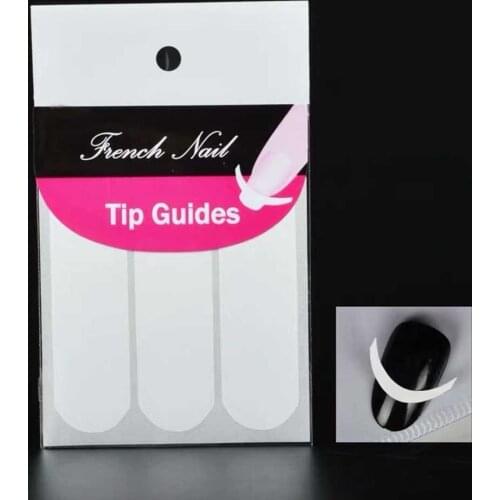 240 Pcs Manicure Nail Art Tips Form Guide Sticker Edge Tape DIY Stencil Tool Nail Art Tips Form Guide Stickers