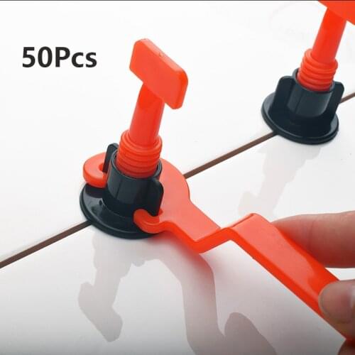 50 Pcs Leveler Locator Spacers Plier Level Wedges Tile Spacer Carrelage Tile Spacers For Flooring Wall Tile Leveling System