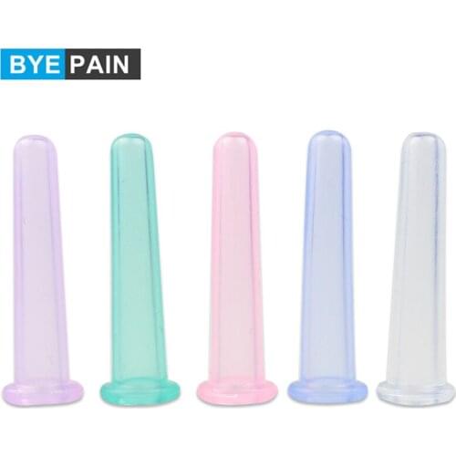 6pcs/Lot BYEPAIN Eye mini silicone massage cup silicone facial massager cup face care treatment
