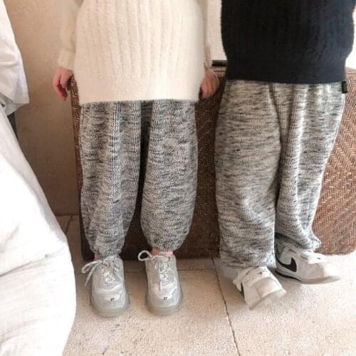 South Korea childrens clothing fall/winter pants childrens baby warm casual pants for men and women childrens sports pants