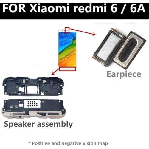 FOR Xiaomi redmi 6 6A Loudspeaker composition Front Earpiece Ear piece Speaker earpiece FOR phone Repair and Replacement Parts