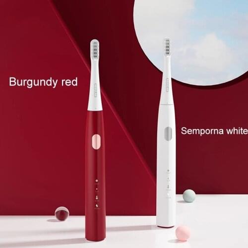 Dr.BEI Ultrosonic Electric Toothbrush for Adults&Teens 3 Modes with Smart Timer 60dB Motor Whitening Rechargeable 2 Brush Head
