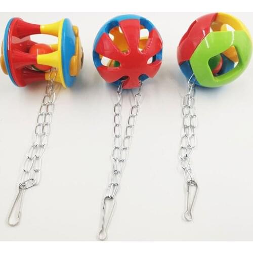 Toy Bird Parrot Bite Ball Foot Bell Ball Bear Ball Toy Bird Bird Cage Pendant