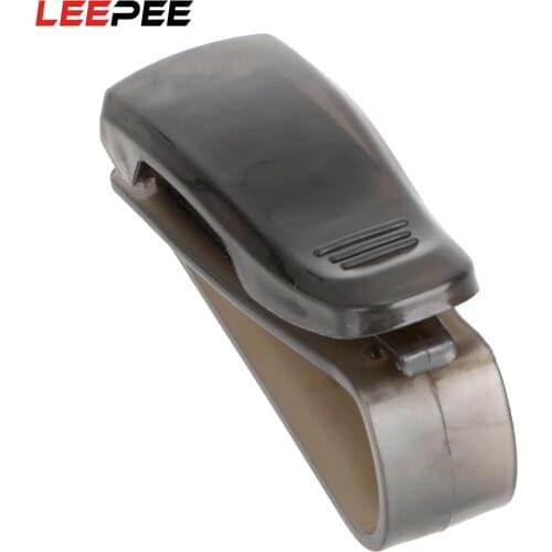 LEEPEE Auto Fastener Clip Car Sun Visor Sunglasses Eyeglasses Holder Glasses Cases Portable Auto Accessories Storage Holder