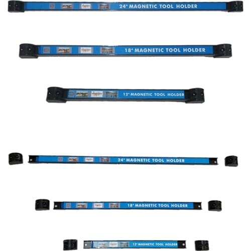 Tacy Magnetic Tool Holder, 8" 12" 18" 24" Rack Super Strong Metal Magnet Storage Tool Organizer Bar for Garage Workshop