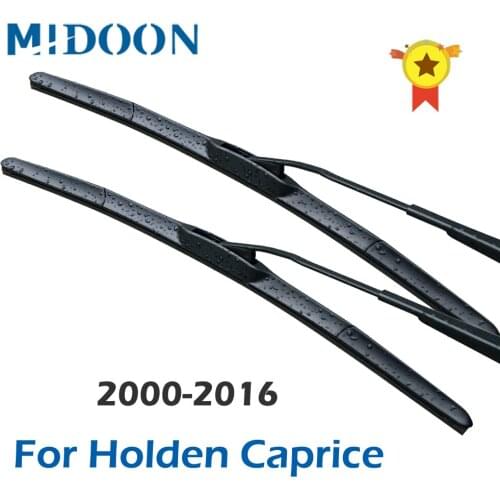 MIDOON Wiper Blades for Holden Caprice 2000 2001 2002 2003 2004 2005 2006 2007 2008 2009 2010 2011 2012 2013 2014 2015 2016