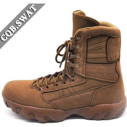 Mens Military Army Boot Genuine Leather Lace Up Shoes Black Desert Combat Tactical Ankle Boots Men