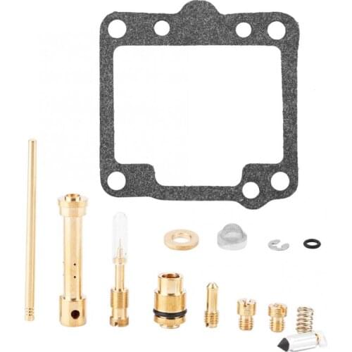 15Pcs Carburetor Repair Rebuild Kit for Suzuki Savage 650 1986 1987 1988 1989 1990 -2009 Paper + copper + iron