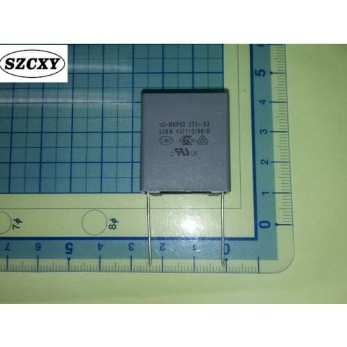 New and original 10PCS MKP62 335 275V X2 40/110/56/B P22MM 3.3UF 250 Safety capacitance 36 * 9 * 29 wide * thick * height