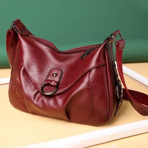 Casual Leather Shoulder Bags for Women Large Capacity Crossbody Bag Purses and Handbags Luxury Designer Big Sac A Main Tote Bag