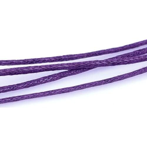 Lovely 80M Wholesale Purple Waxed Cotton Necklace Cord 1mm (B08087)