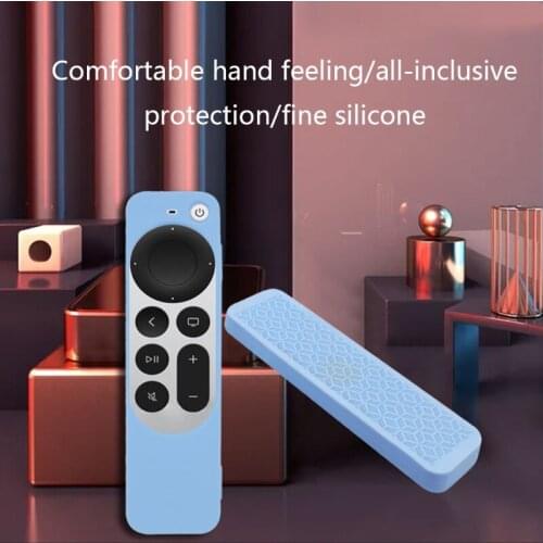 Durable Silicone Case Remote Control Shockproof Protective Cover for-Apple TV 4K 2021 6Th Remote Control Anti-abrasion
