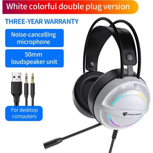 PSH-100 Wired Head-Mounted Gaming Headset With Noise Reduction Mic Headphone Stereo Audio For PC PS4 Xbox Game Player Earphone