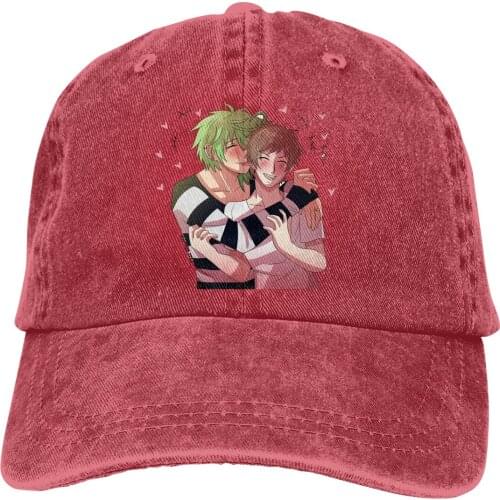 Adjustable Solid Color Baseball Cap SakuMahi Tickles Washed Cotton SERVAMP Sleepy Ash Anime Shirota Mahiru Sports Woman Hat