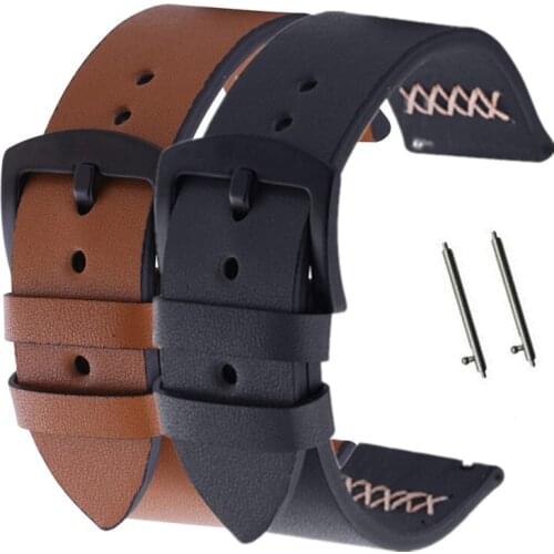 For Gear S3 Frontier band for Samsung Galaxy Watch 46mm strap 22mm Leather bracelet Huawei watch GT strap Amazfit stratos S 3