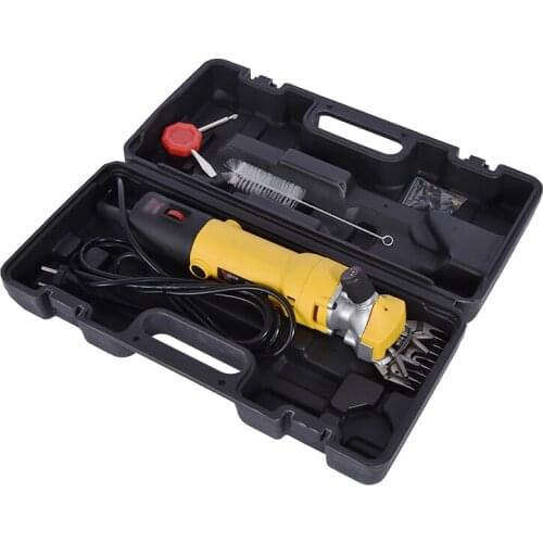 Wool shears electrc clipper shearing machine 220V 680W +Aluminum box package best sheep coat pet sheeping grooming wool cutter
