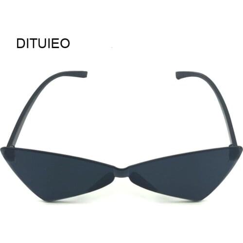 New Classic Black Women Sunglasses Female Vintage Luxury Plastic Brand Designer Cat Eye Sun Glasses UV400 Fashion