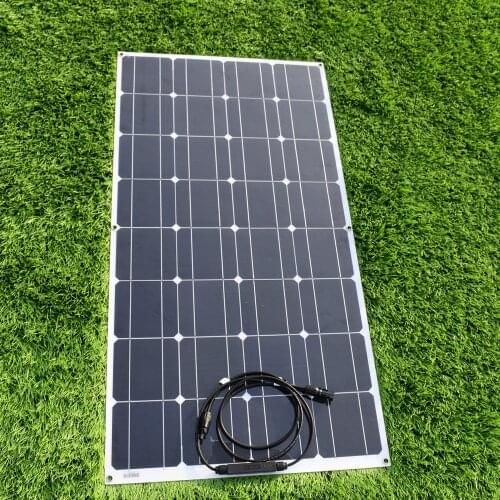 Solar Panel 100W 200W PET ETFE Flexible Solar Panel Monocrystalline Solar Cell For12v /24V Battery Charger 1000W Home Kits