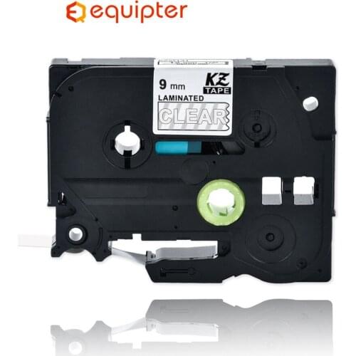 Tze125 9mm White on clear Compatible Brother p-touch printers tze-125 tz115 tz-125 tz tze 125 label tape ribbon for ptouch maker