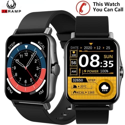 2021 Smart Watch Men Smartwatch Women 1.69 Inch Full Touch Receive/Make Call Heart Rate Monitor Body Temperature Measure Watch