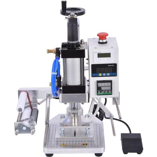 WT-QS101 Bronzing Machine Pneumatic Hot Foil Stamping Machine Leather Wood Furniture Album Heat Press Machine Gilding Press