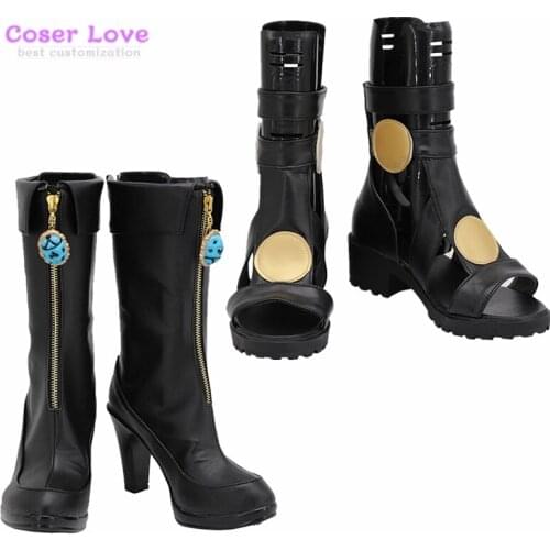 JoJos Bizarre Adventure Kira Yoshikage Giorno Giovanna Cosplay Shoes Boots Halloween Christmas Shoes