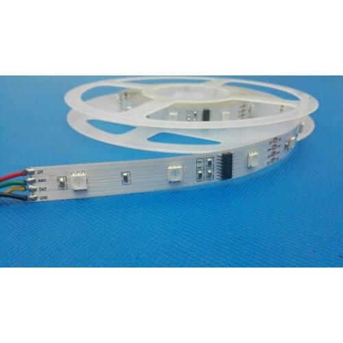 5m DC12V LED DMX digital strip,30leds/m,10pixels/m,RGB full color,non-waterproof;IP33,be controlled by dmx controlled directly