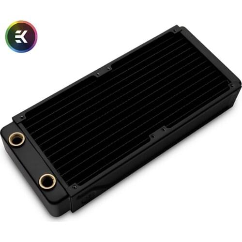 EKWB Classic PE 240mm Copper Radiator 45mm Thick Built For EK 120mm High Static Pressure Fans Heat Dissipation Copper Fin