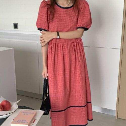 Модные платья в клетку HziriP China At AliExpress