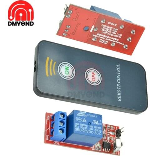 5V 12V Infrared Relay Switch Temperature Control Time-Controlled Delay Relay MOS Switch for Electronic DIY LED Status Indicator