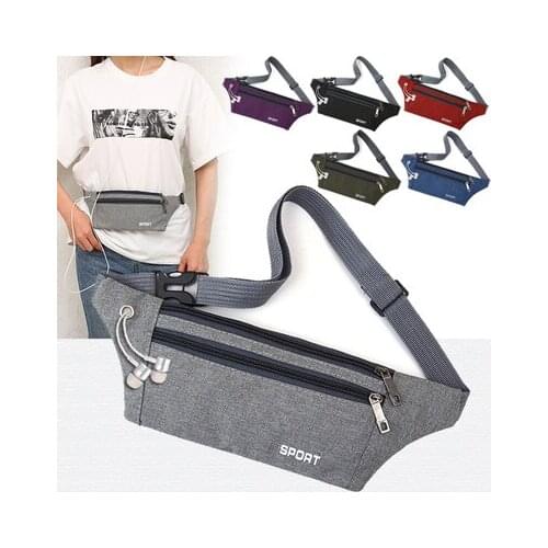 Fashion Colorful Unisex Small Traveller Waist Bags!Hot Solid Women Nylon Chest&One-Shoulder Holder All-Match Male Canvas holder