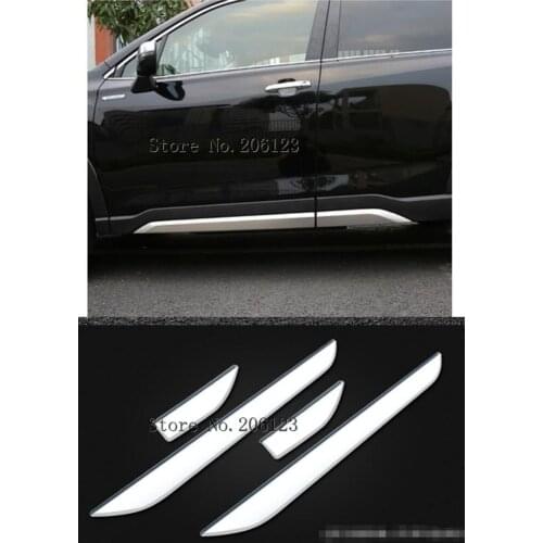 Side Bottom Door Body Molding Cover Trims Protective Frames For Subaru Forester SK 2018 2019 Car Accessories