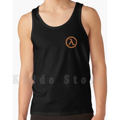 Half Life Lambda Λ tank tops vest sleeveless Half Life Λ Lambda Video Game Valve Resistance Gordon Freeman