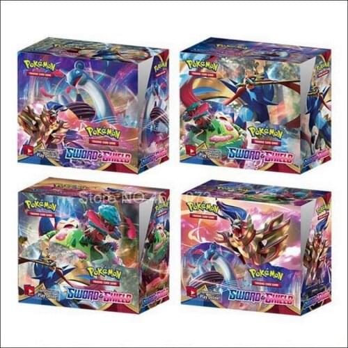 2020 Latest 324Pcs Pokemones Sword & Shield English Cards Trade Game Card Collection Toys