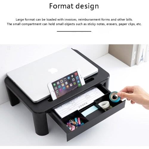 Monitor Stand Riser with Adjustable Storage Organizer Desktop Stand Compatible with iMac,Printer,Notebook,X Series,PS4