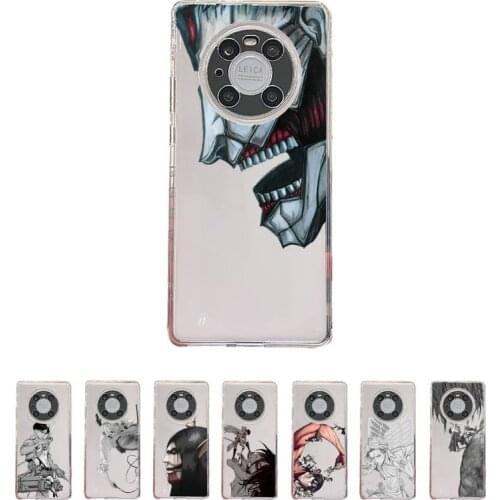 Attack on titan fire New Phone Case Transparent For Huawei honor V 40 30 20 X note 10 pro lite max s Soft TPU Clear Mobile bags