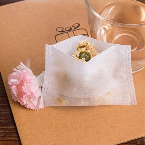 Non-woven Fabrics Empty Tea Bags for Tea Pot Tisanes Relish Teabags Filtering Herb Loose Tea 100pcs/lot