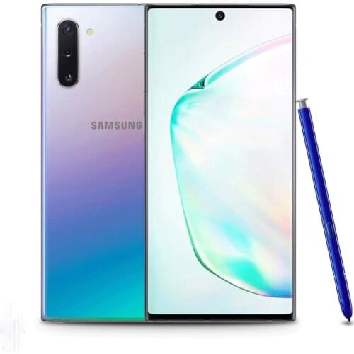 Samsung Galaxy Note10 N970U1 Note 10 N970U 256GB ROM 8GB RAM Cell Phone Octa Core 6.3" NFC Snapdragon 855 Original Mobile Phone