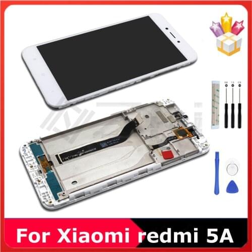5.0" For Xiaomi Redmi 5A LCD Touch Screen Digitizer Assembly With Frame Redplacement Parts for Redmi 5a LCD Panel Glass Display