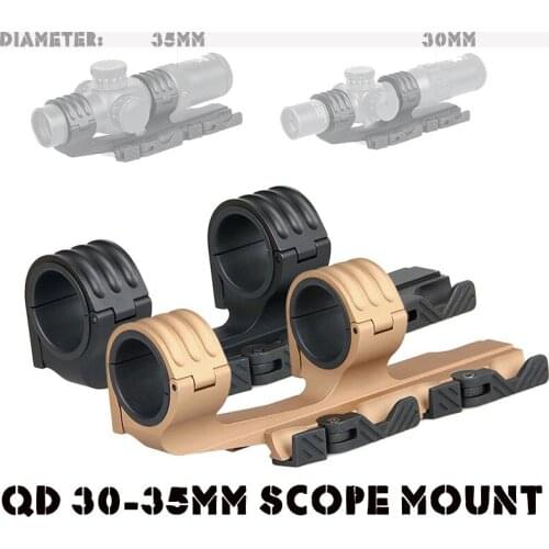 Canis Latrans Tactical Quick Detached 30-35MM Scope Mount Fits For 21.2MM Picatinny Rail HS24-0164