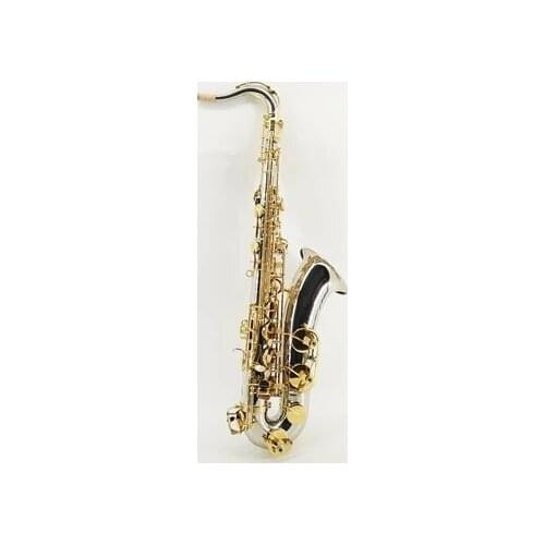 Tenor flat B Saxophone Nickel Plated Saxophone Tenor falling E Sax silver keys tenor saxphone case Package mail