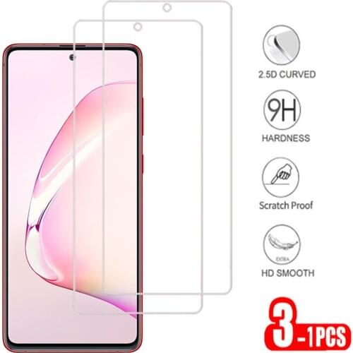 1-3PCS Protective Glass For Samsung S10 lite Note 10 lite Tempered Glass screen protector For Samsung S10 lite Note 10 lite Film