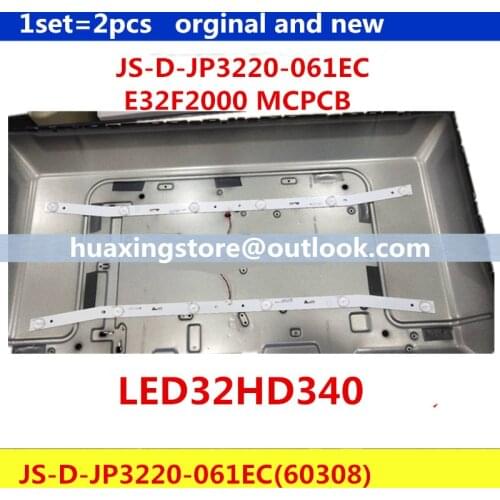 10Set=20pcs New For NUOVA LED Backlight Strip JS-D-JP3220-061EC XS-D-JP3220-061EC E32F2000 MCPCB