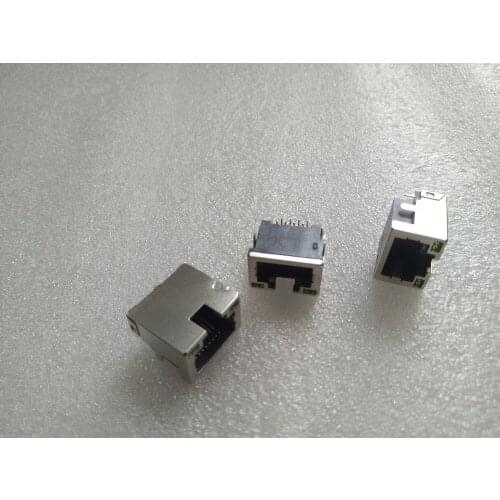 3pcs RJ45 connector 8P8C curved needle sink board type for 5.9 notebook computer network interface